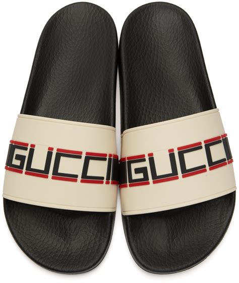 gucci off-white pursuit sport slides|size 14 Gucci slides.